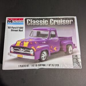 '55 Ford F-100 Classic Cruiser Model Kit Monogram Revell Street Rod New